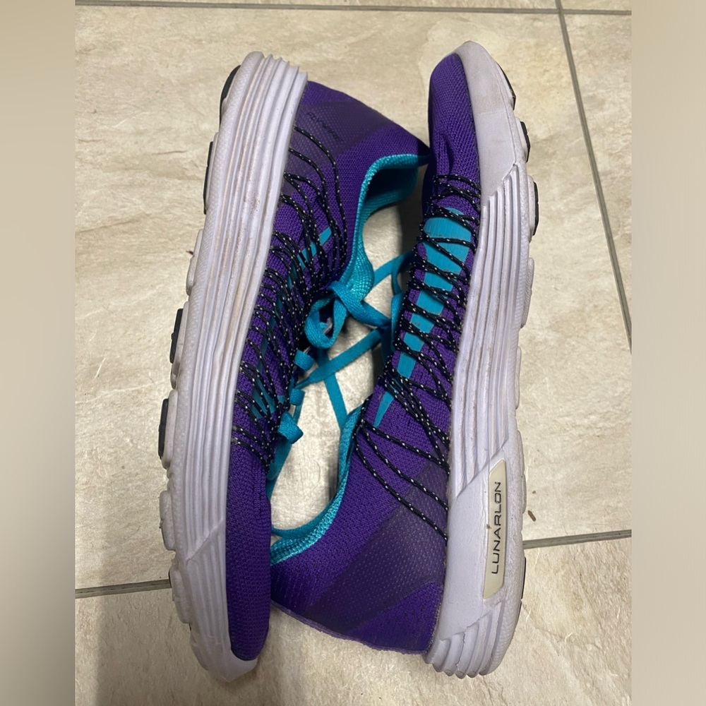 Nike Air Max 2013 Blue Purple Running Shoes Sneakers Womens 7 #554683-540